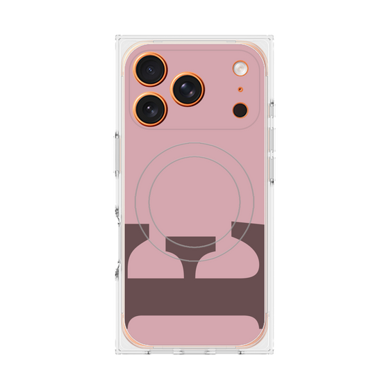 Premium Square Case with MagSafe［ Original - initial color - E dusty pink ］