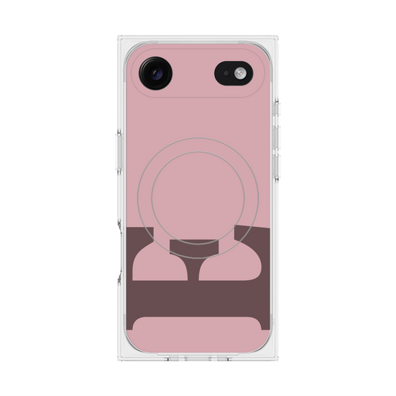 Premium Square Case with MagSafe［ Original - initial color - E dusty pink ］