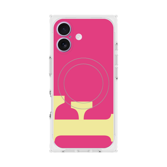 Premium Square Case with MagSafe［ Original - initial color - F pink ］