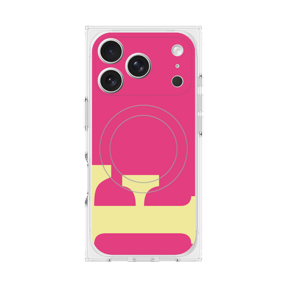 Premium Square Case with MagSafe［ Original - initial color - F pink ］