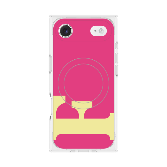 Premium Square Case with MagSafe［ Original - initial color - F pink ］