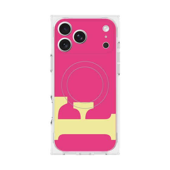 Premium Square Case with MagSafe［ Original - initial color - F pink ］