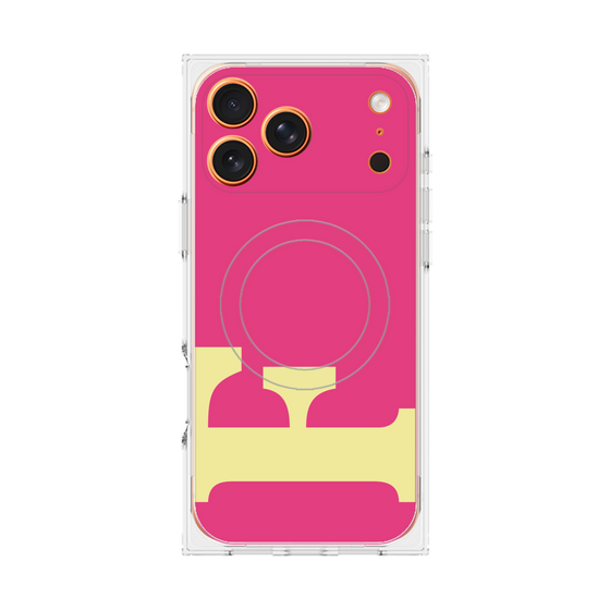 Premium Square Case with MagSafe［ Original - initial color - F pink ］