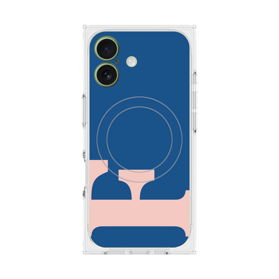 Premium Square Case with MagSafe［ Original - initial color - F navy ］