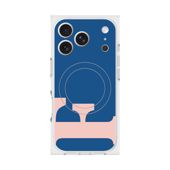 Premium Square Case with MagSafe［ Original - initial color - F navy ］