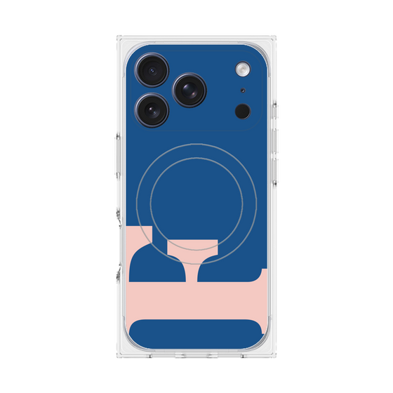 Premium Square Case with MagSafe［ Original - initial color - F navy ］