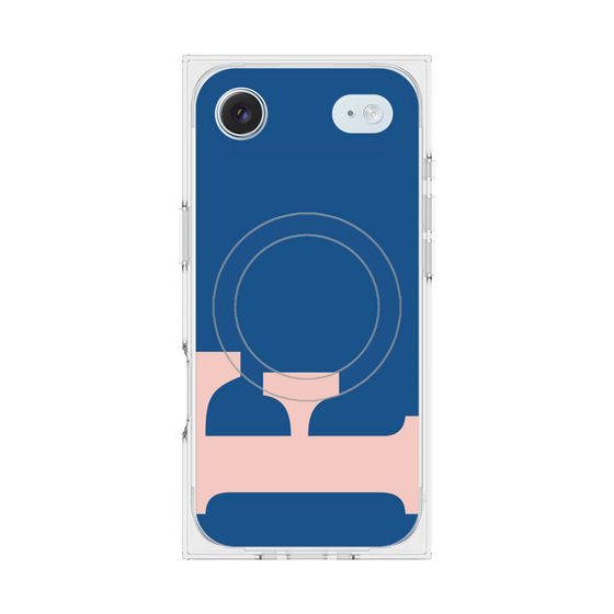 Premium Square Case with MagSafe［ Original - initial color - F navy ］