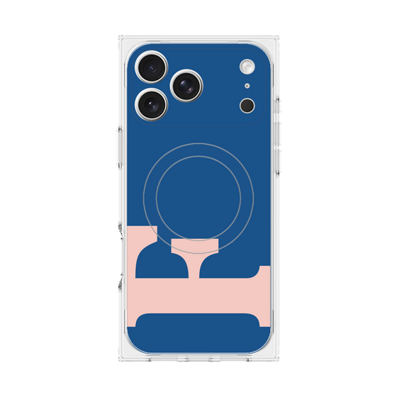 Premium Square Case with MagSafe［ Original - initial color - F navy ］