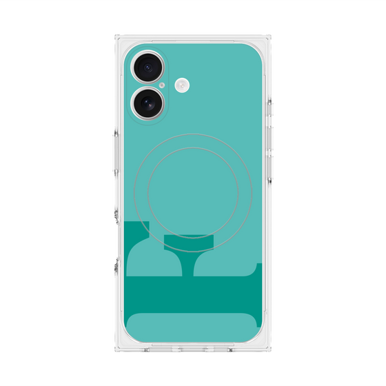 Premium Square Case with MagSafe［ Original - initial color - F light green ］