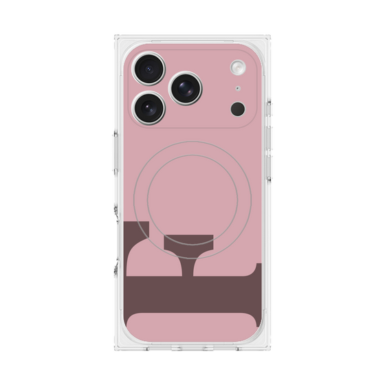 Premium Square Case with MagSafe［ Original - initial color - F dusty pink ］