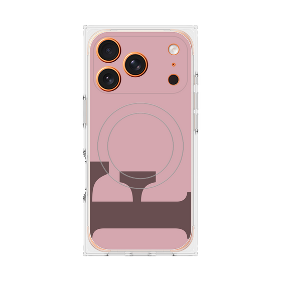 Premium Square Case with MagSafe［ Original - initial color - F dusty pink ］