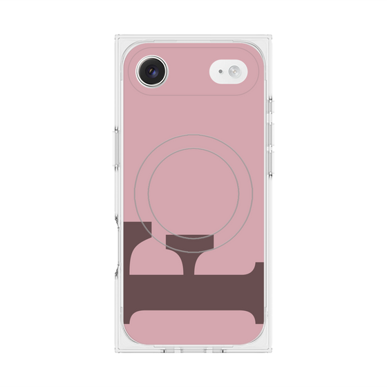 Premium Square Case with MagSafe［ Original - initial color - F dusty pink ］