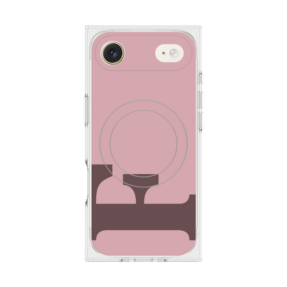 Premium Square Case with MagSafe［ Original - initial color - F dusty pink ］