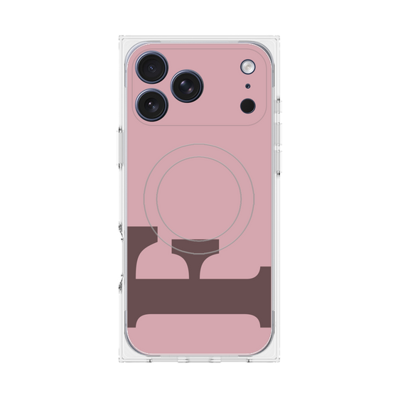 Premium Square Case with MagSafe［ Original - initial color - F dusty pink ］