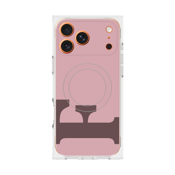 Premium Square Case with MagSafe［ Original - initial color - F dusty pink ］