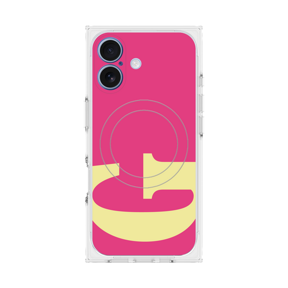 Premium Square Case with MagSafe［ Original - initial color - G pink ］