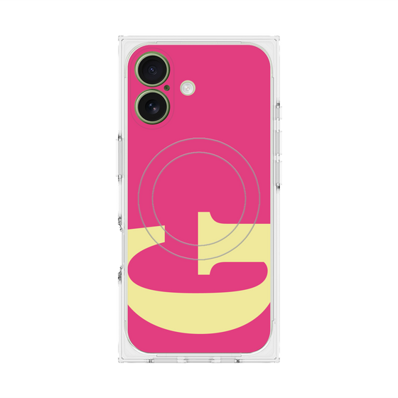 Premium Square Case with MagSafe［ Original - initial color - G pink ］