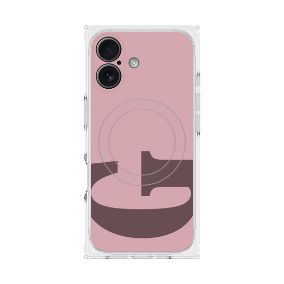 Premium Square Case with MagSafe［ Original - initial color - G dusty pink ］