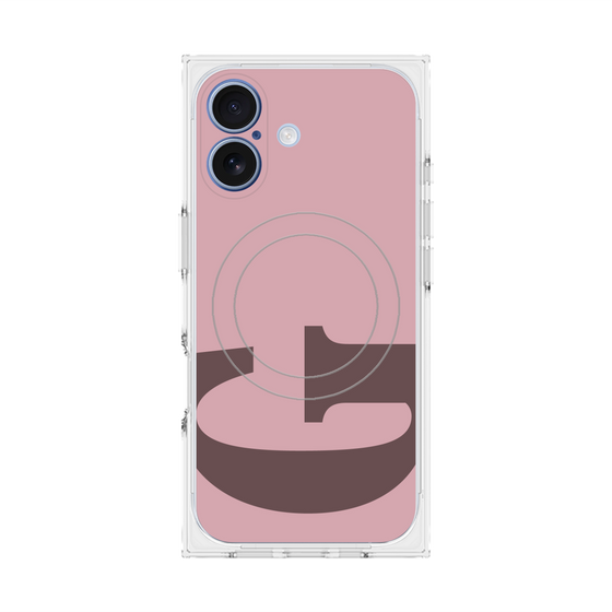 Premium Square Case with MagSafe［ Original - initial color - G dusty pink ］