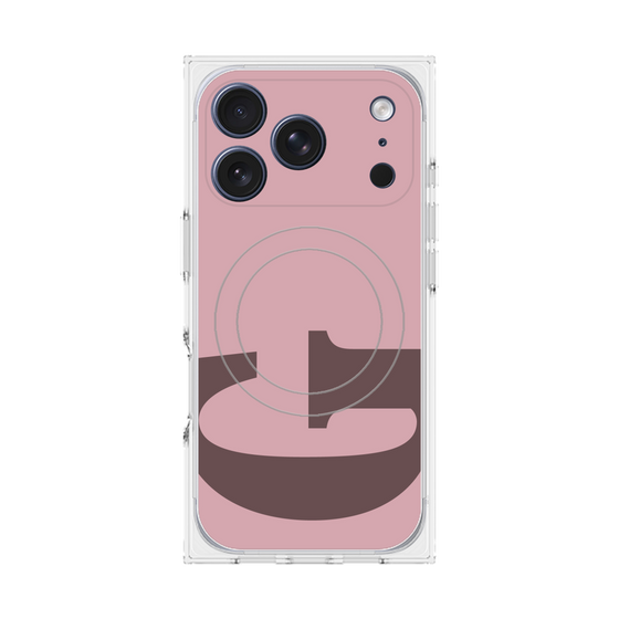 Premium Square Case with MagSafe［ Original - initial color - G dusty pink ］