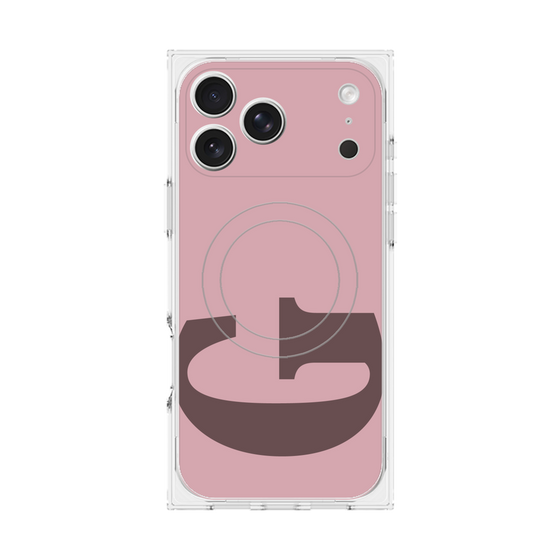 Premium Square Case with MagSafe［ Original - initial color - G dusty pink ］