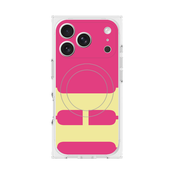 Premium Square Case with MagSafe［ Original - initial color - H pink ］