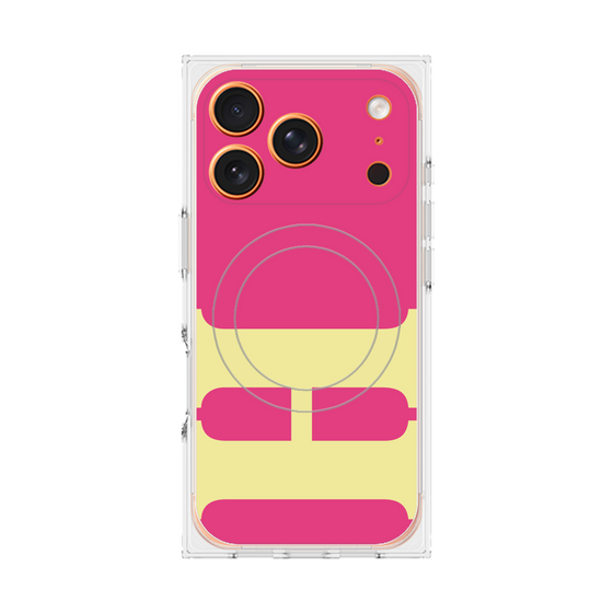 Premium Square Case with MagSafe［ Original - initial color - H pink ］