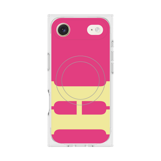 Premium Square Case with MagSafe［ Original - initial color - H pink ］