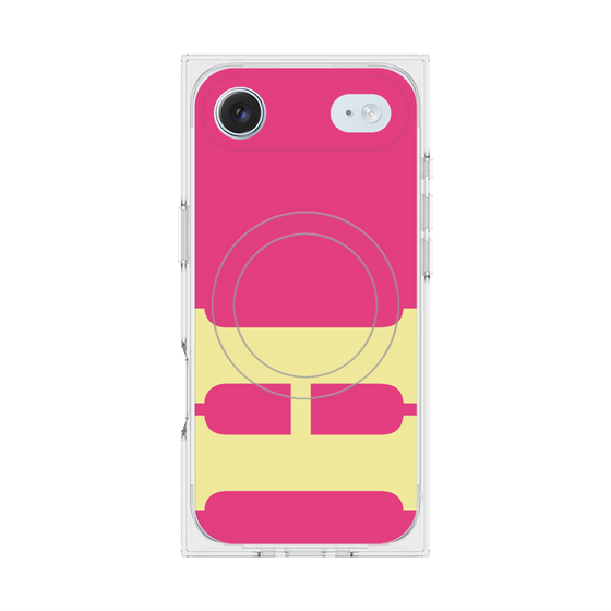 Premium Square Case with MagSafe［ Original - initial color - H pink ］