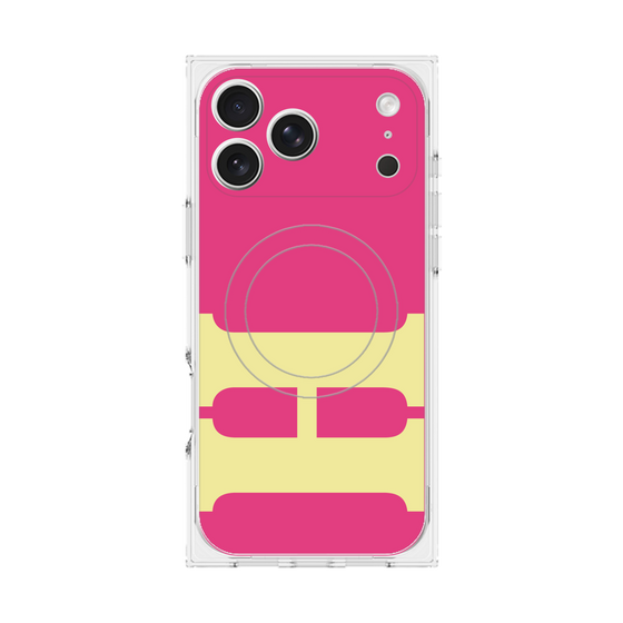 Premium Square Case with MagSafe［ Original - initial color - H pink ］