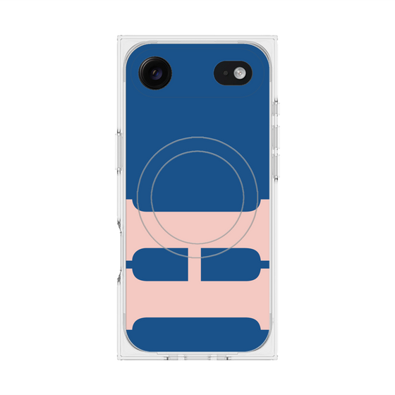 Premium Square Case with MagSafe［ Original - initial color - H navy ］