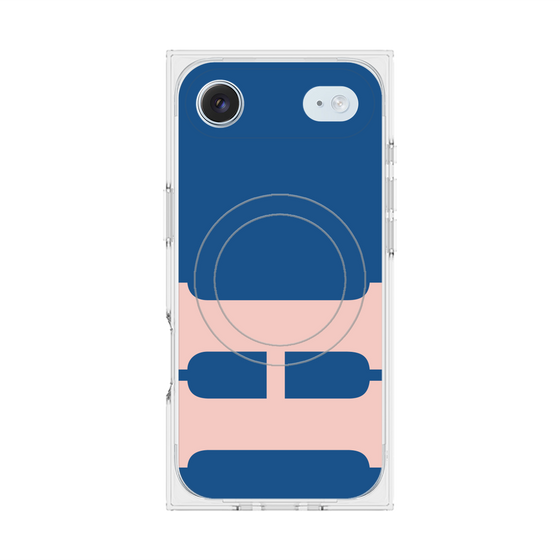 Premium Square Case with MagSafe［ Original - initial color - H navy ］