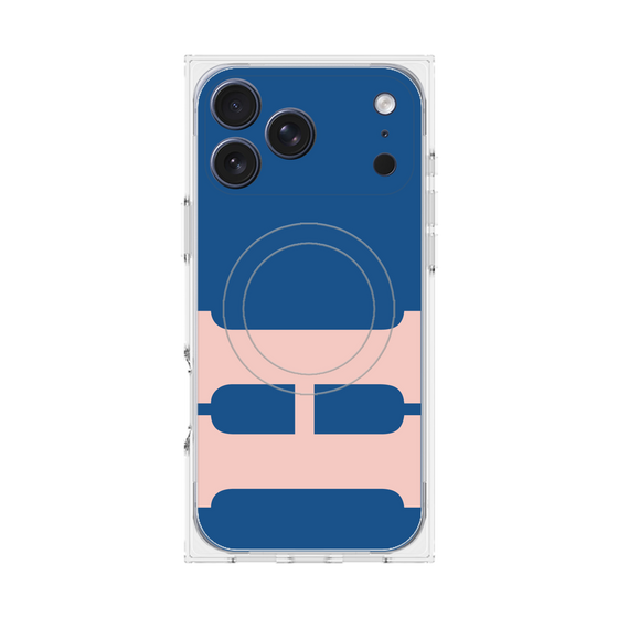 Premium Square Case with MagSafe［ Original - initial color - H navy ］