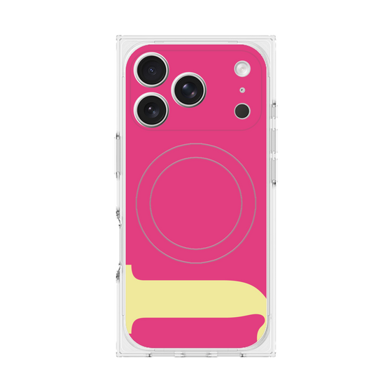 Premium Square Case with MagSafe［ Original - initial color - J pink ］