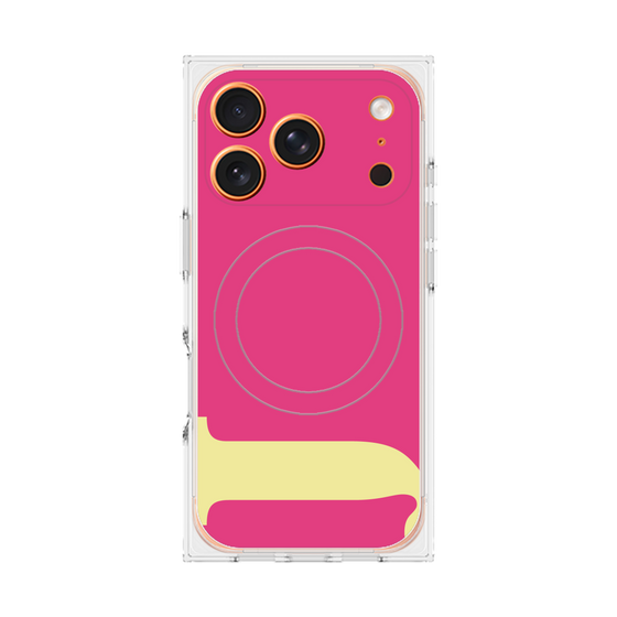 Premium Square Case with MagSafe［ Original - initial color - J pink ］