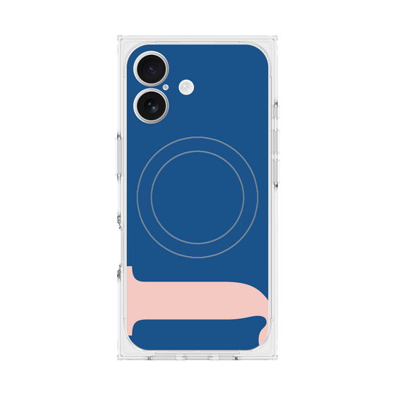 Premium Square Case with MagSafe［ Original - initial color - J navy ］