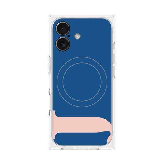 Premium Square Case with MagSafe［ Original - initial color - J navy ］