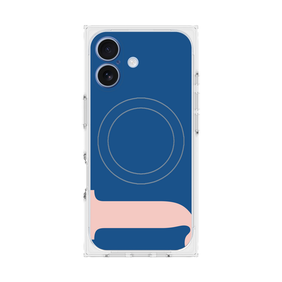 Premium Square Case with MagSafe［ Original - initial color - J navy ］