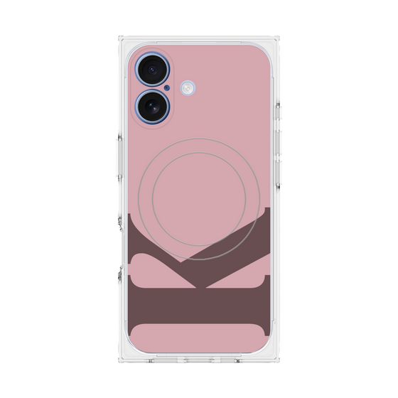 Premium Square Case with MagSafe［ Original - initial color - K dusty pink ］