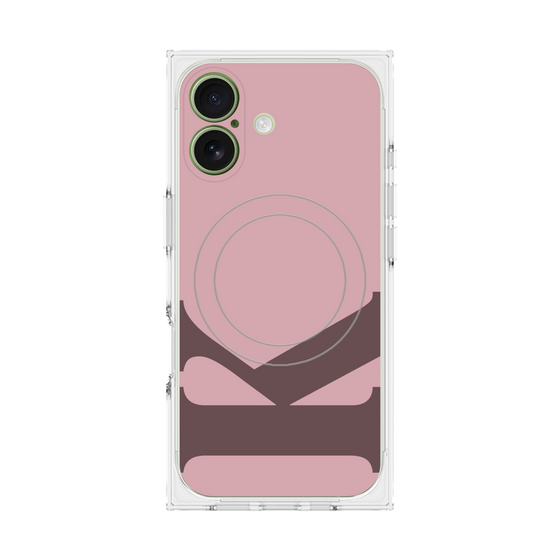 Premium Square Case with MagSafe［ Original - initial color - K dusty pink ］