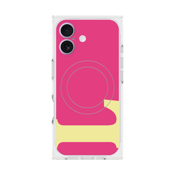 Premium Square Case with MagSafe［ Original - initial color - L pink ］