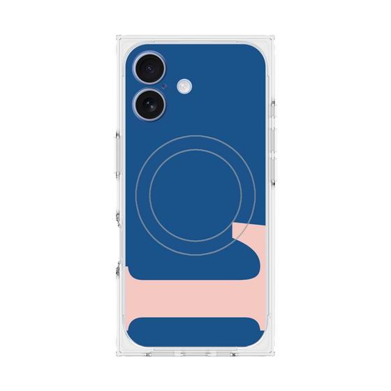 Premium Square Case with MagSafe［ Original - initial color - L navy ］