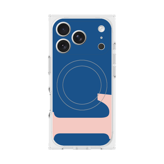 Premium Square Case with MagSafe［ Original - initial color - L navy ］