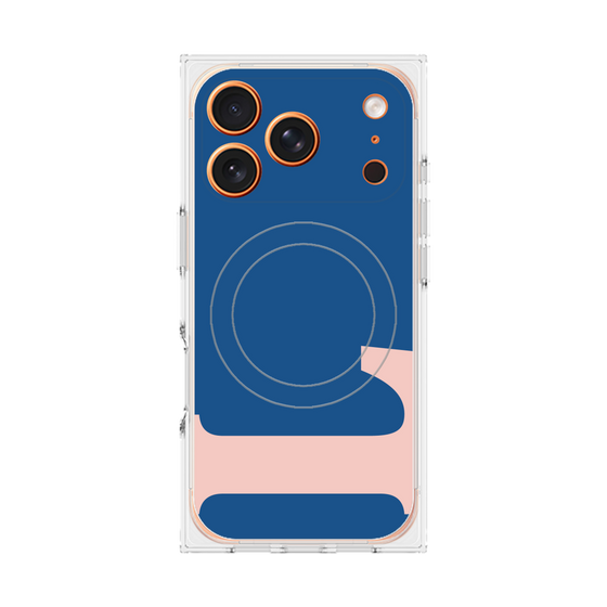 Premium Square Case with MagSafe［ Original - initial color - L navy ］