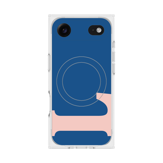 Premium Square Case with MagSafe［ Original - initial color - L navy ］