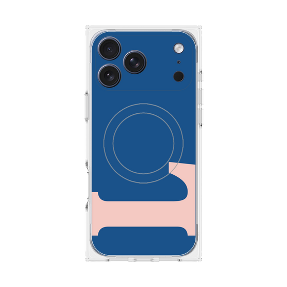 Premium Square Case with MagSafe［ Original - initial color - L navy ］