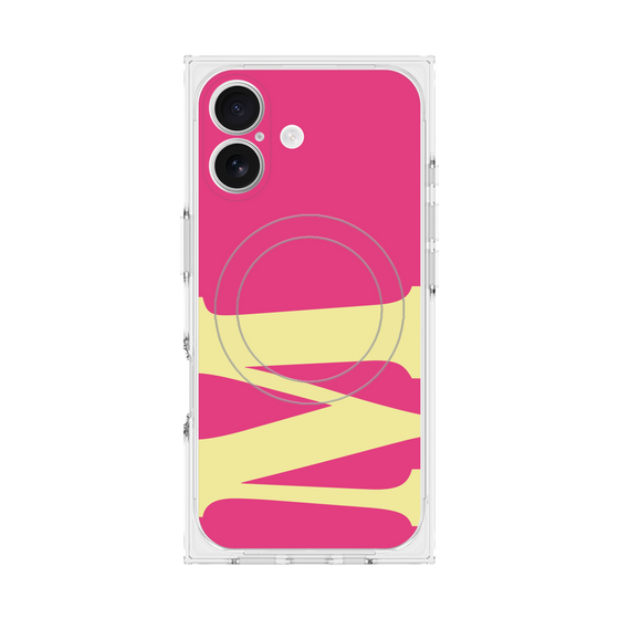 Premium Square Case with MagSafe［ Original - initial color - M pink ］