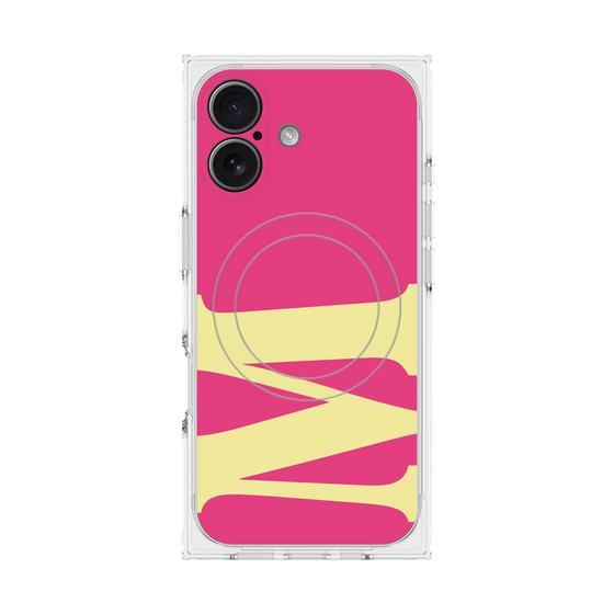 Premium Square Case with MagSafe［ Original - initial color - M pink ］