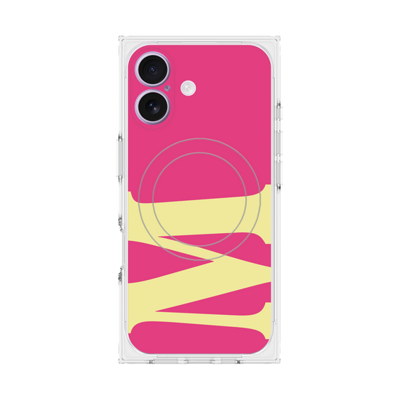 Premium Square Case with MagSafe［ Original - initial color - M pink ］