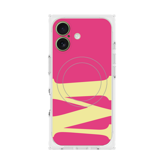 Premium Square Case with MagSafe［ Original - initial color - M pink ］